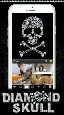 Diamondskull Keyboard Theme android App screenshot 1