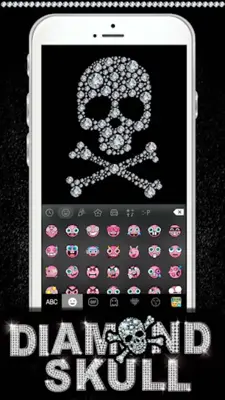 Diamondskull Keyboard Theme android App screenshot 2