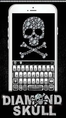 Diamondskull Keyboard Theme android App screenshot 3