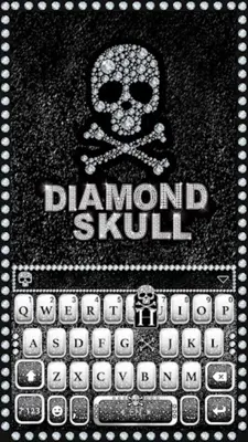 Diamondskull Keyboard Theme android App screenshot 4